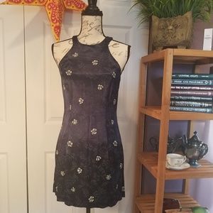 EUC satin halter dress